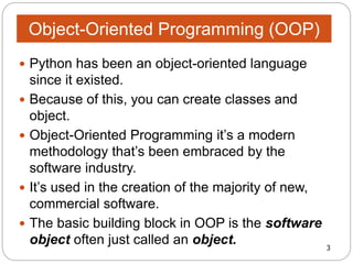 ITS-16163: Module 7 Introduction to Object-Oriented Programming Basics ...