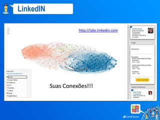 LinkedIN

                     http://labs.linkedin.com




           Suas Conexões!!!
 