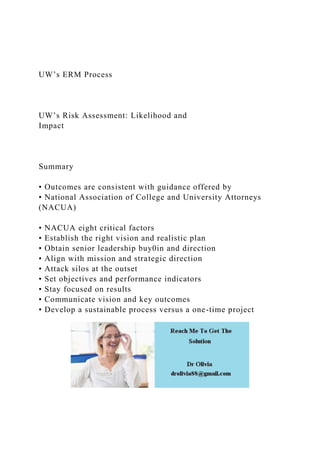 ITS 835Chapter 6Strategic Risk Management at the LEGO Gr.docx