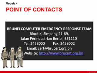 POINT OF CONTACTS
Module 4
 