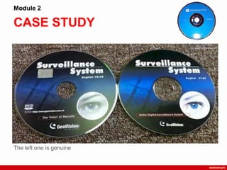 CASE STUDY
Module 2
The left one is genuine
 