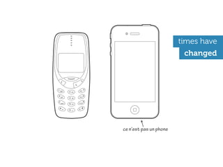 times have
                         changed




ce n’est pas un phone
 