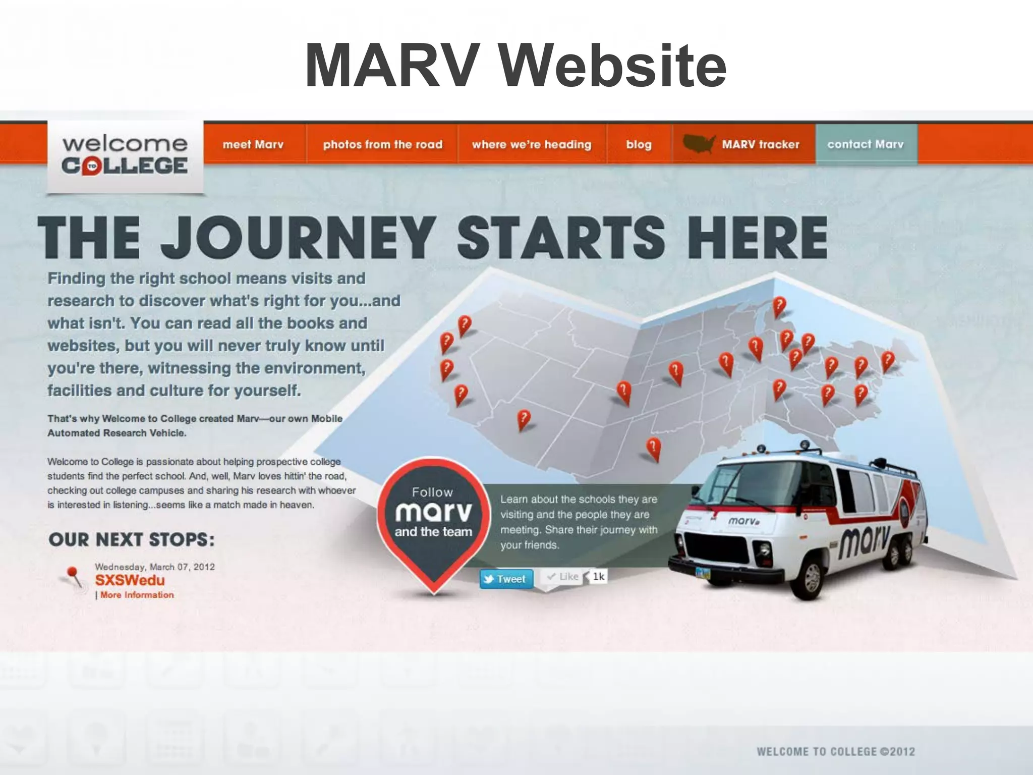 MARV Website
 