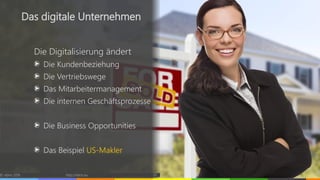 Die Digitalisierung ändert
Die Kundenbeziehung
Die Vertriebswege
Das Mitarbeitermanagement
Die internen Geschäftsprozesse
Die Business Opportunities
Das Beispiel US-Makler
© vibrio 2016 http://vibrio.eu 20
Das digitale Unternehmen
 