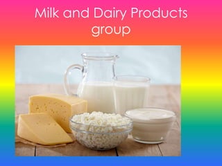 Milk and Dairy Products
group
 