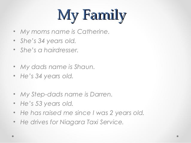 about me powerpoint