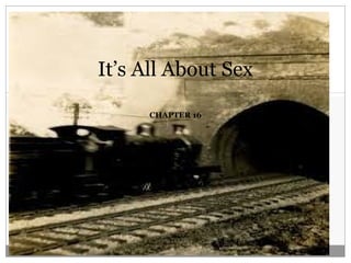 CHAPTER 16
It’s All About Sex