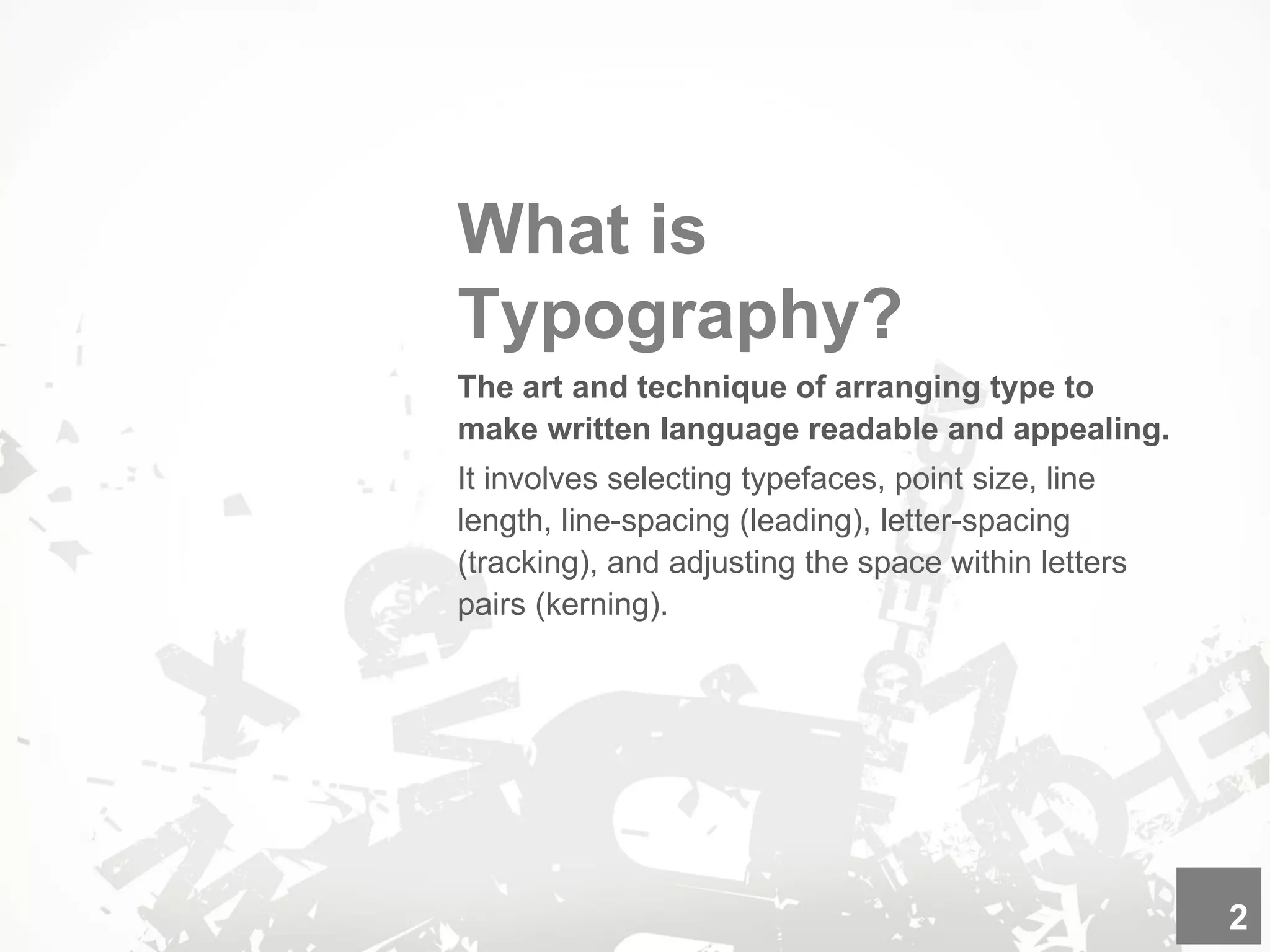 It's all about typography | PDF