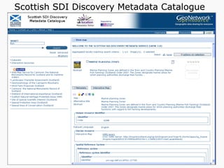 Scottish SDI Discovery Metadata Catalogue
 