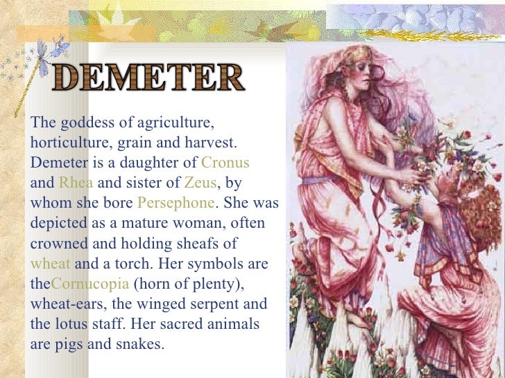demeter goddess of agriculture demeter goddess of agriculture