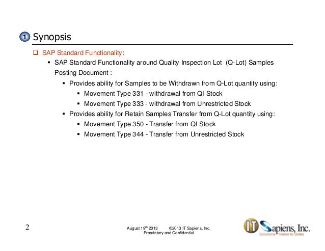 sap movement type quality inspection to unrestricted sap movement type quality inspection to unrestricted