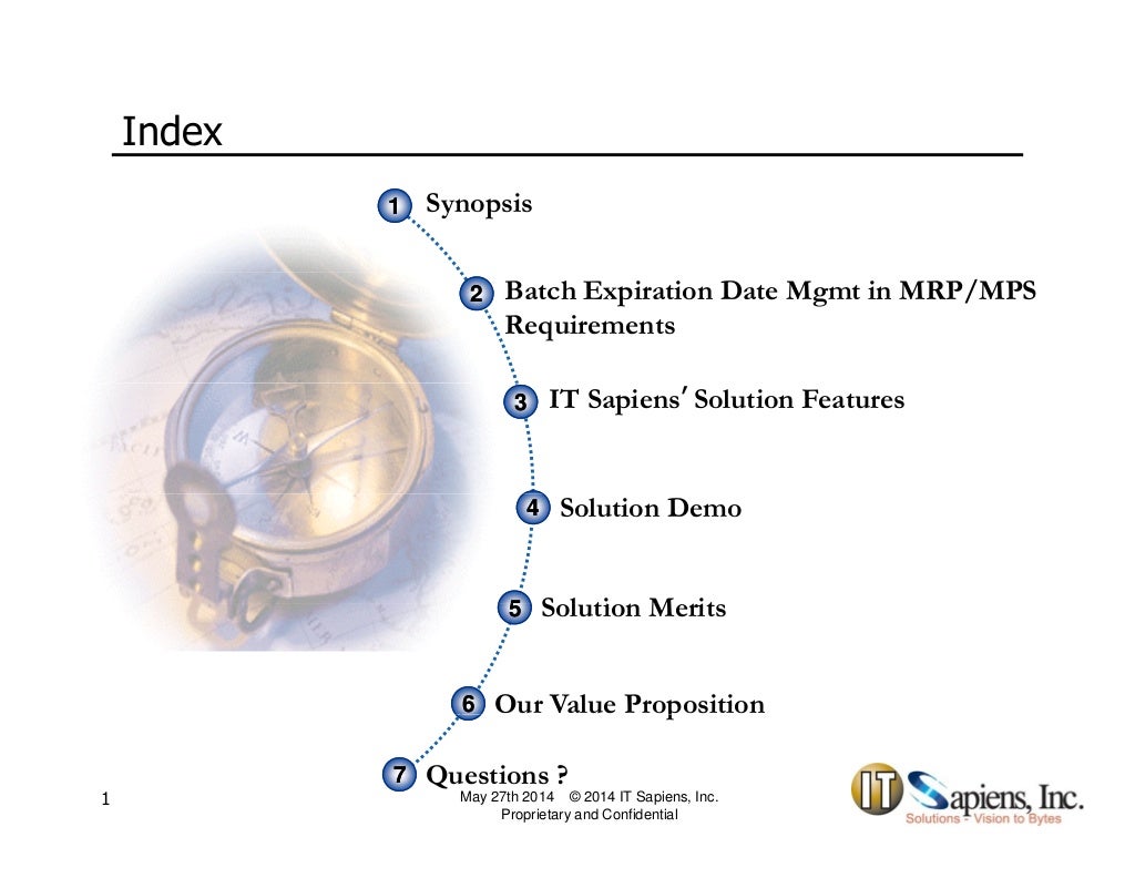 Batch Expiration Date Management in SAP MRP/MPS