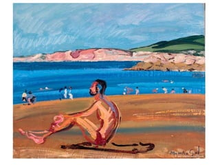 Itsasoa margolarien begietatik