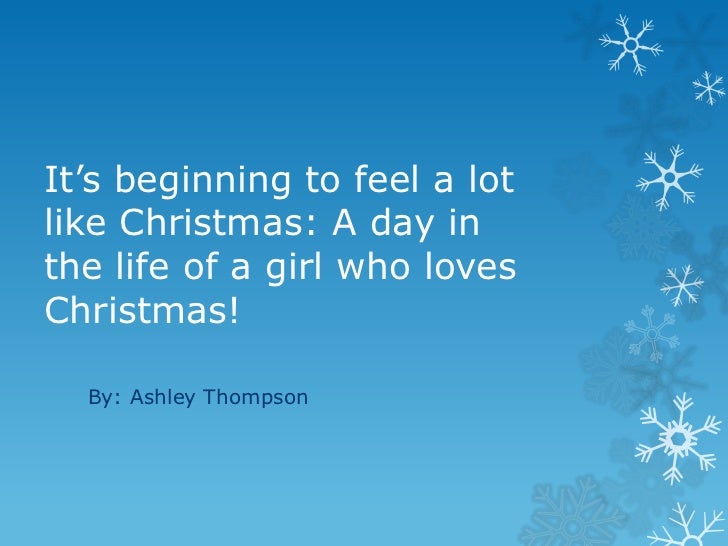 It’s Beginning to Feel a Lot Like Christmas