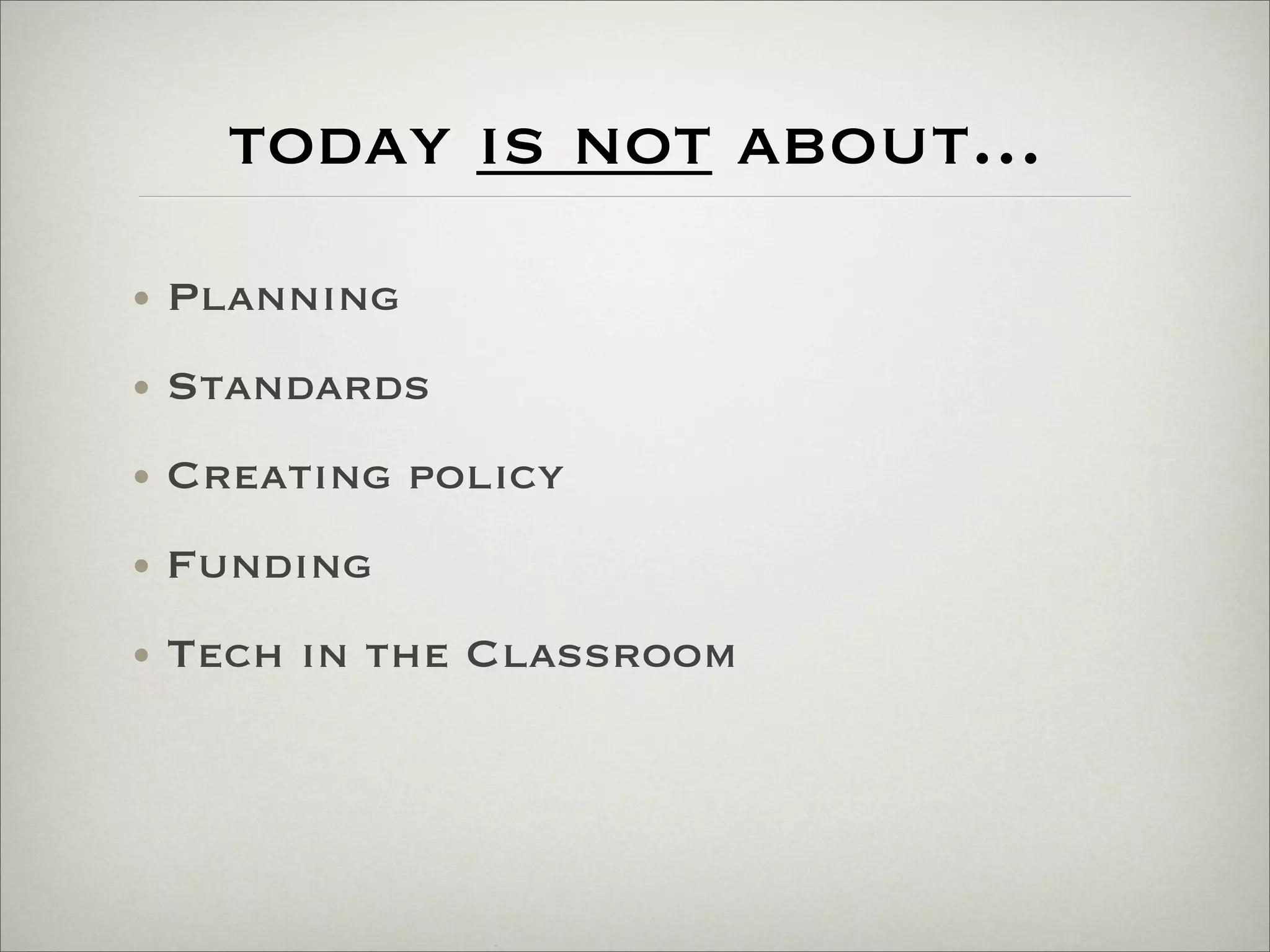 ITSC 2009 Admin Workshop