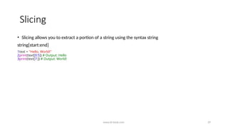 Comprehensive Guide to Python String Manipulation and Formatting ...