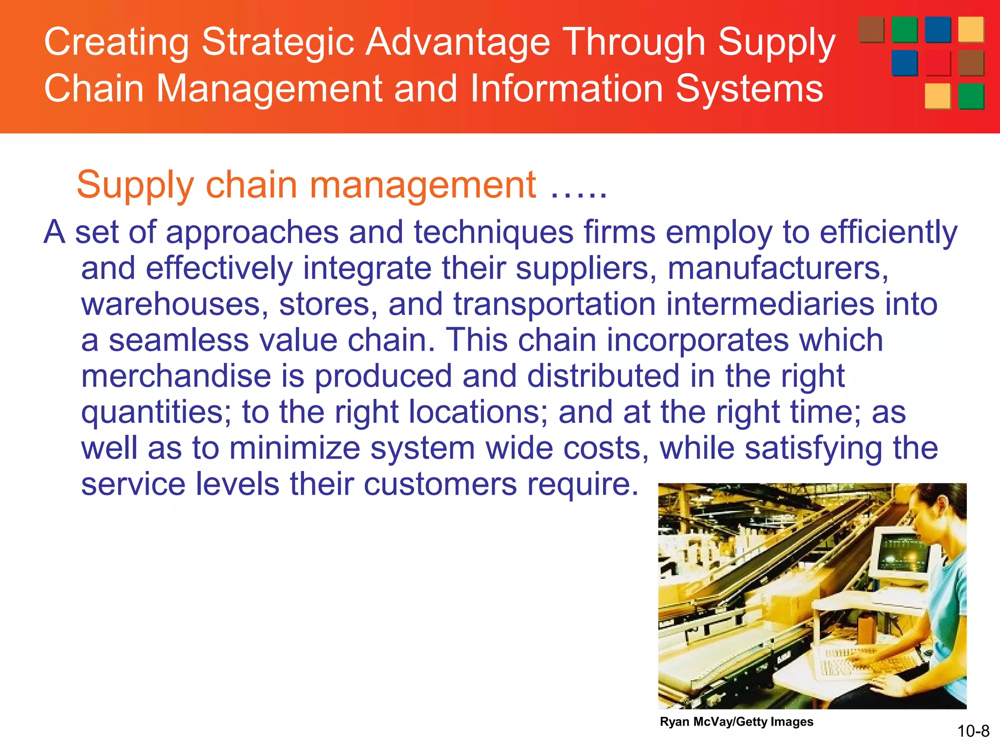 Information Systems and Supply Chain Management | PPT