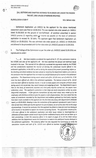 ITSC Order November 11, 2016