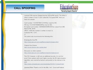 CALL SPOOFING   
