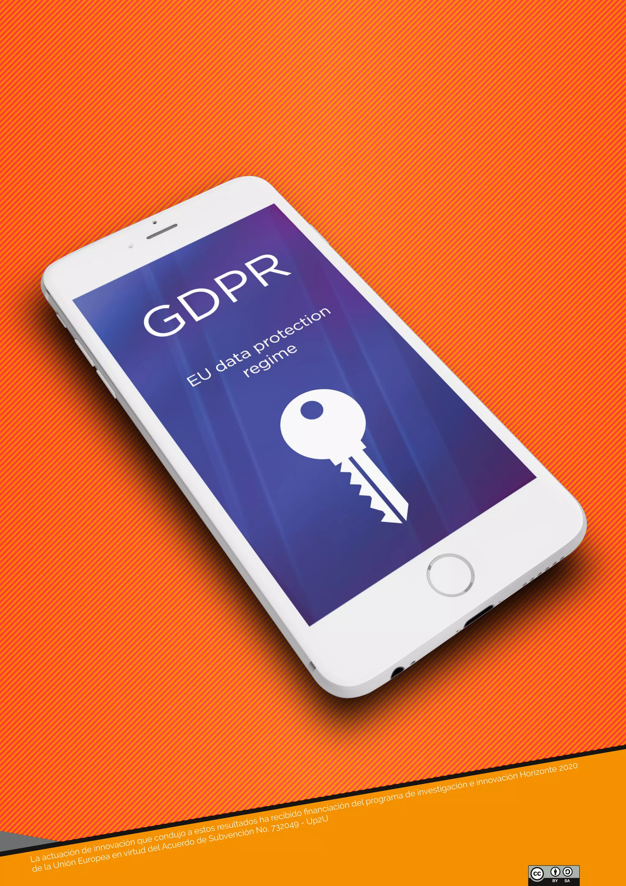 La actuación de innovación que condujo a estos resultados ha recibido ﬁnanciación del programa de investigación e innovación Horizonte 2020
de la Unión Europea en virtud del Acuerdo de Subvención No. 732049 - Up2U
 