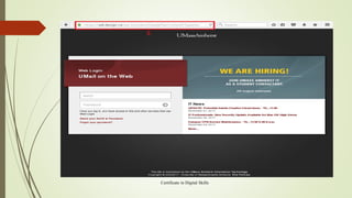 Certificate in Digital Skills
 