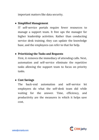 It self service portal all you need to know about it | PDF