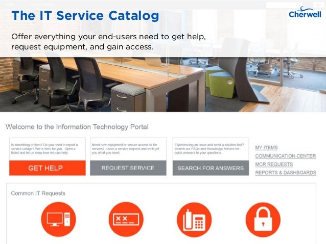 service catalog example