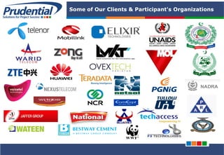 PRUDENTIAL – SOLUTIONS FOR PROJECT SUCCESS
Some of Our Clients & Participant's Organizations
 