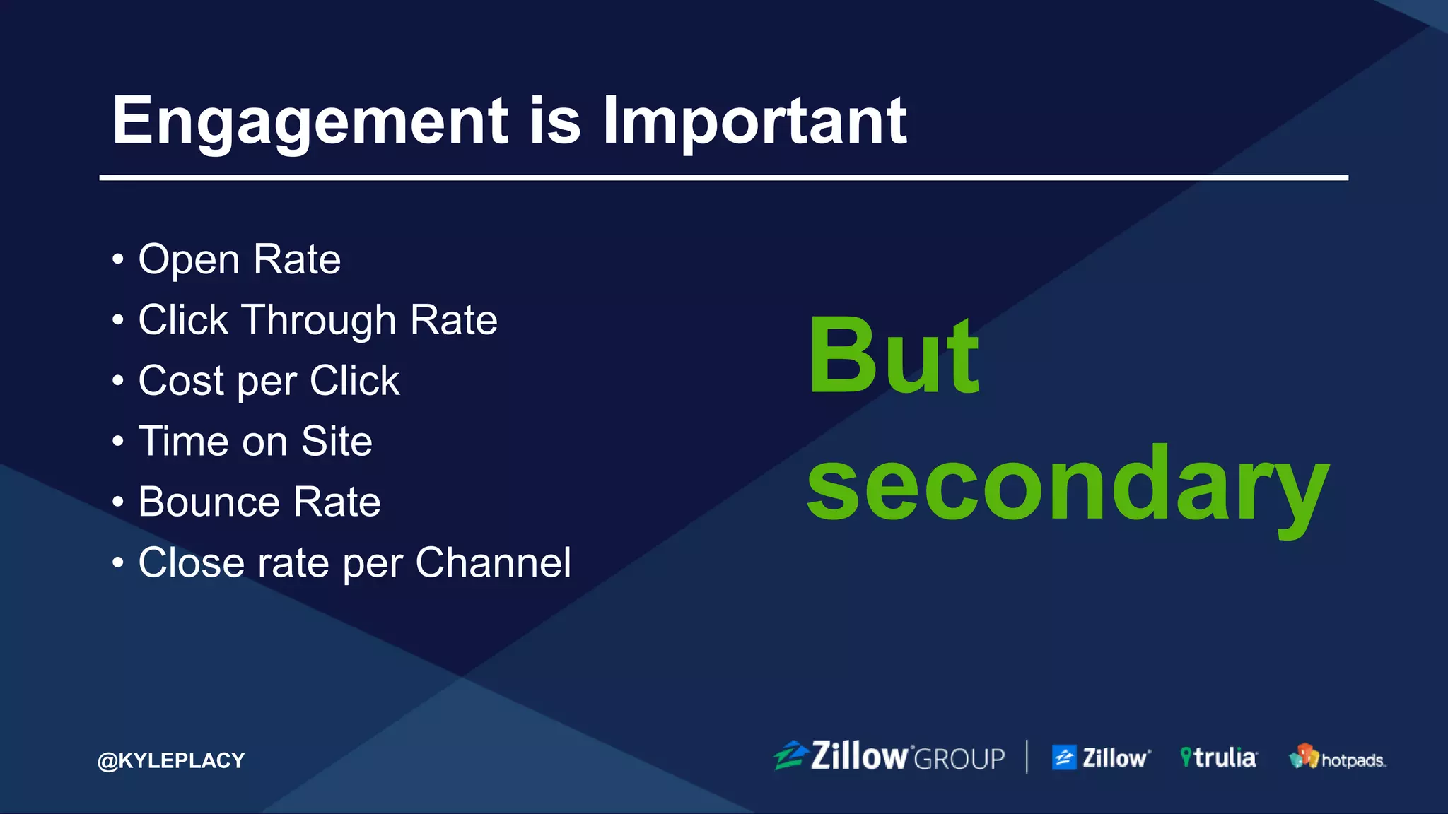@KYLEPLACY@KYLEPLACY68 @KYLEPLACY
Strive to understand your
unit economics better than
the CEO
 