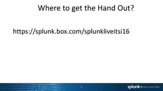 IT Service Intelligence Hands On | PPTX