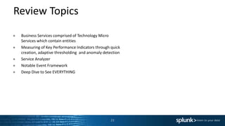 IT Service Intelligence Hands On | PPTX