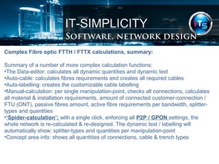 ITSimplicity ftth engineering services | PPT