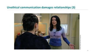 Unethical communication damages relationships (3)
12
 