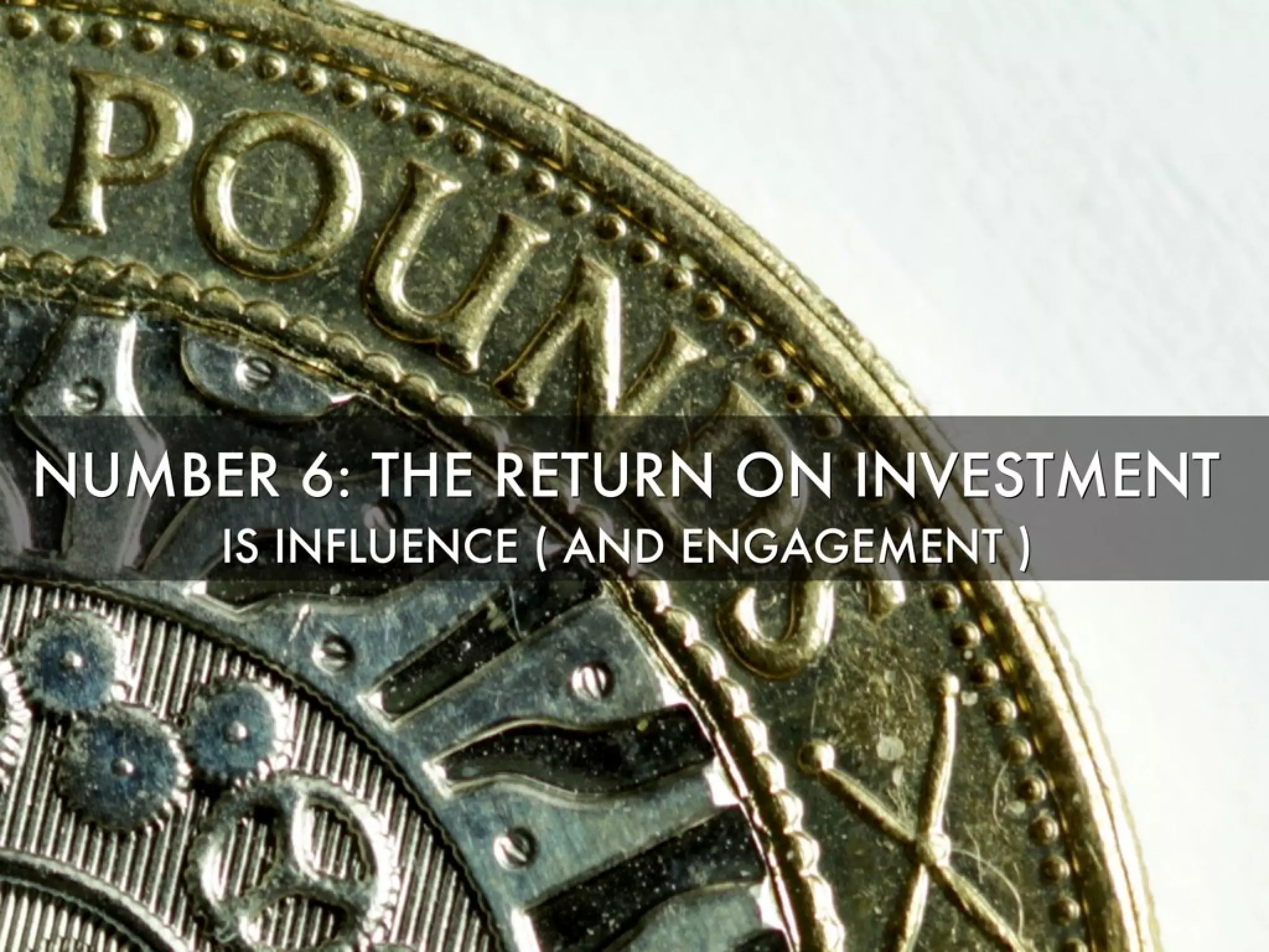 It's just a social thing