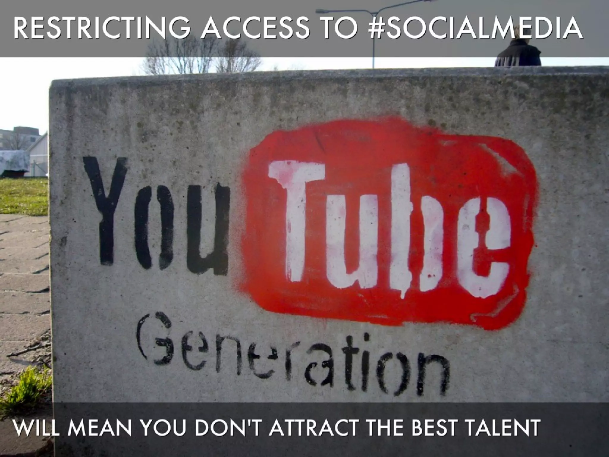 It's just a social thing