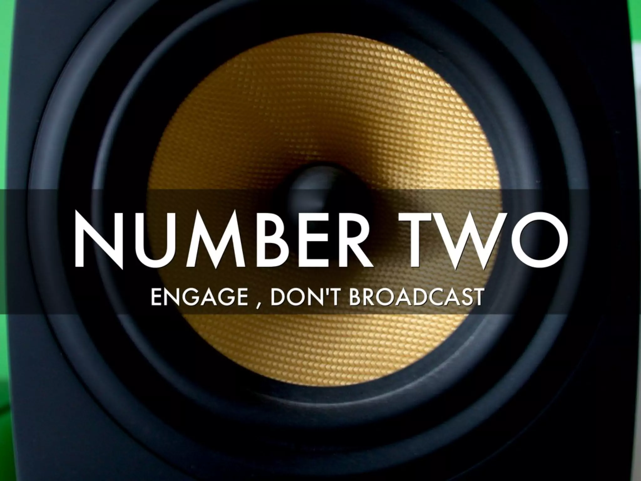 It's just a social thing