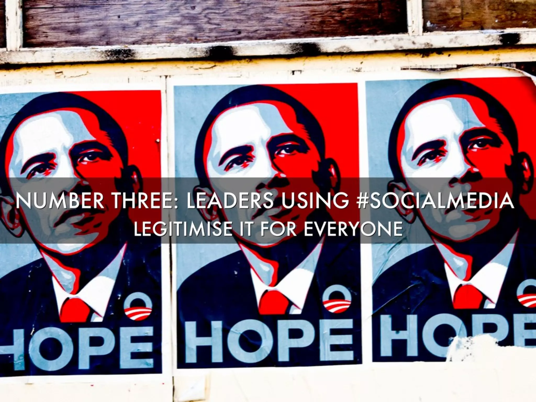 It's just a social thing