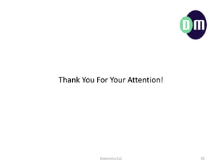 Thank You For Your Attention!
Datamotus LLC 35
 