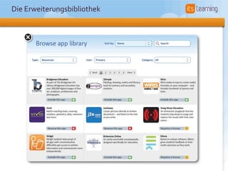 Die Erweiterungsbibliothek
 