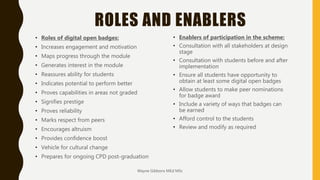Digital Open Badges presentation | PPTX