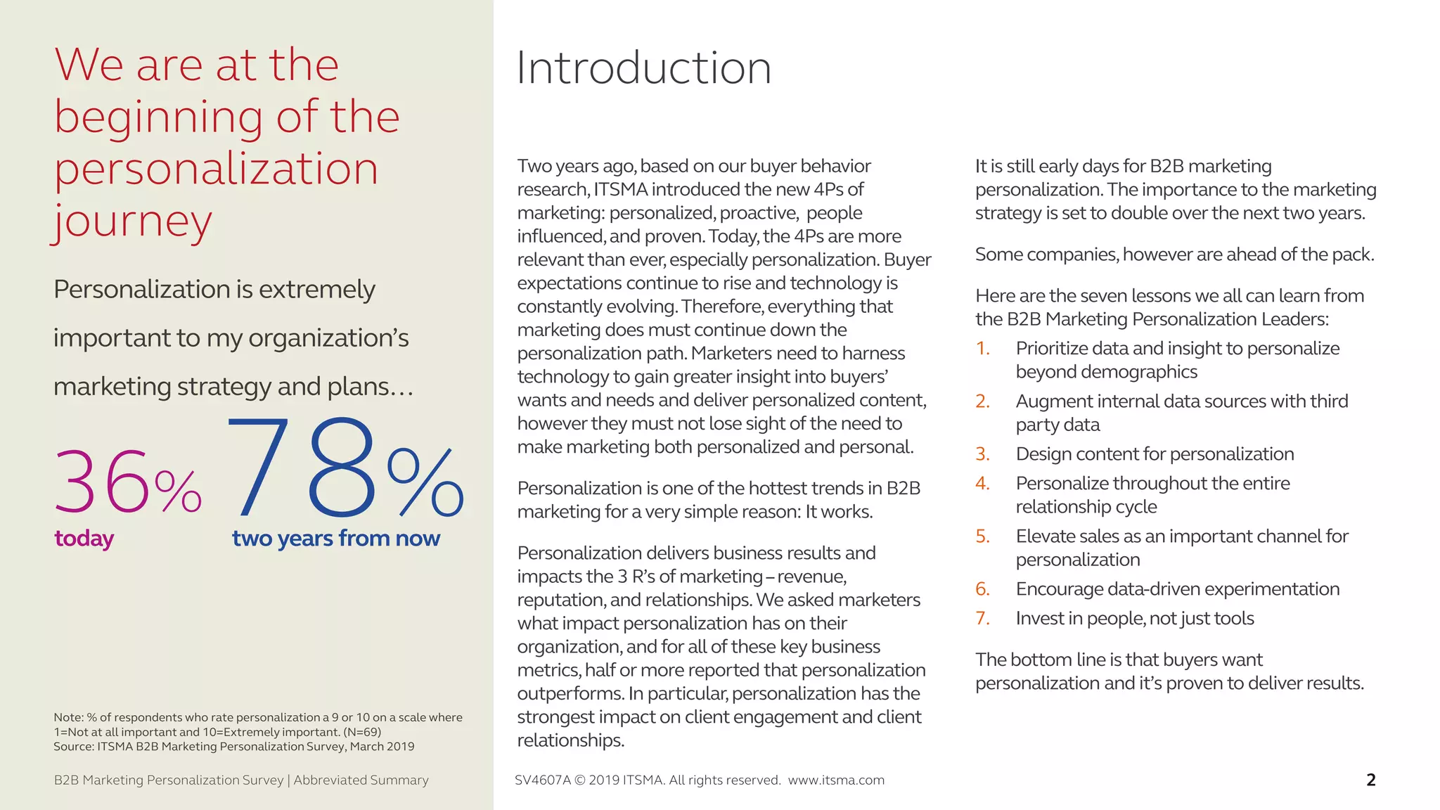 B2B Marketing Personalization Survey: Valuable Lessons from Industry ...