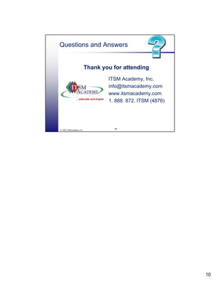 Exploring the Service Lifecycle