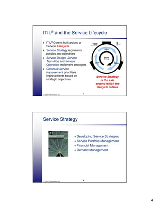 Exploring the Service Lifecycle