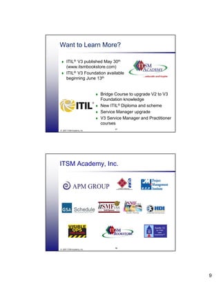 Exploring the Service Lifecycle