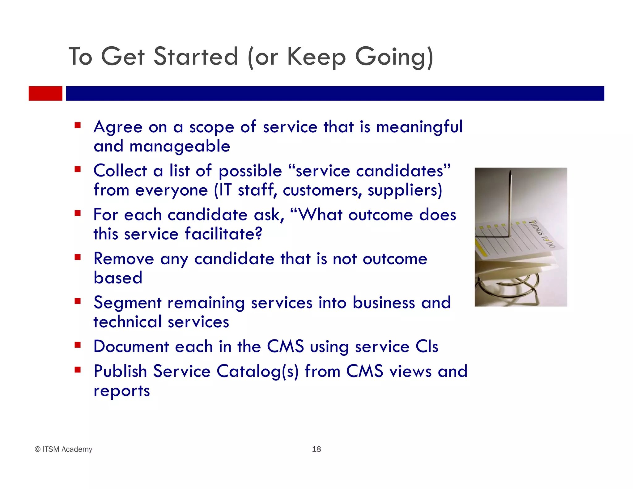 IT and Business Service Catalogs PPT