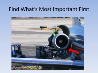 Find What’s Most Important First
 