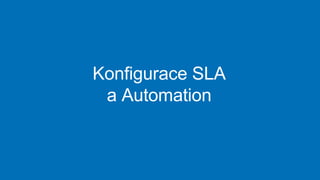 Konfigurace SLA
a Automation
 