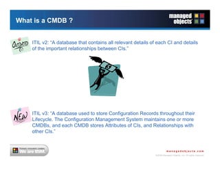CMDB as a Corporate Asset