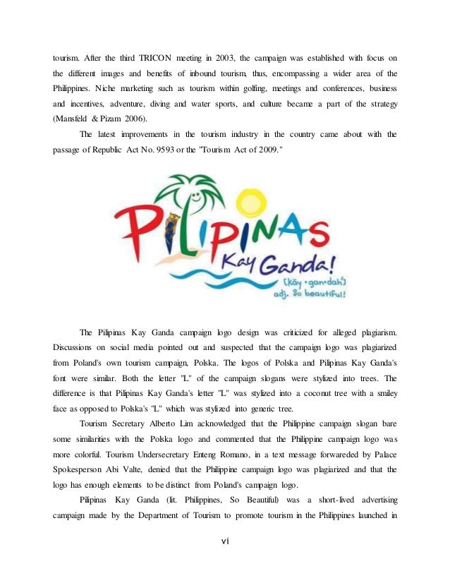 Research paper topics tourism philippines