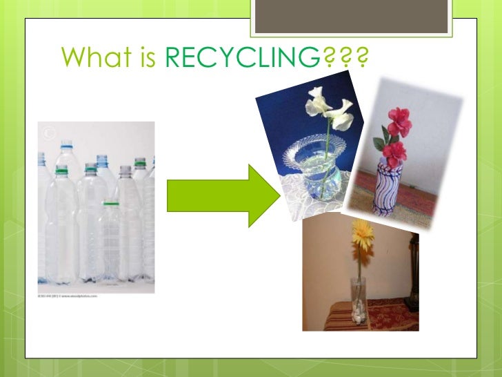 Persuasive speech recycling powerpoint